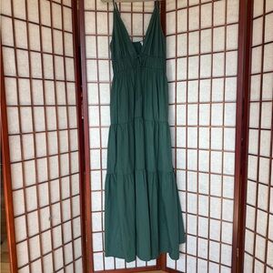 Young Fabulous & Broke Forest Green Maxi Dress